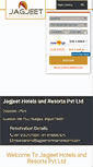 Mobile Screenshot of jagjeethotelsandresorts.com